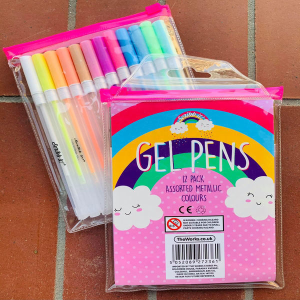 Picture of 12  Pastel Gel pens