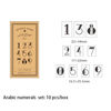 Picture of Numbers Wooden Stamp Set