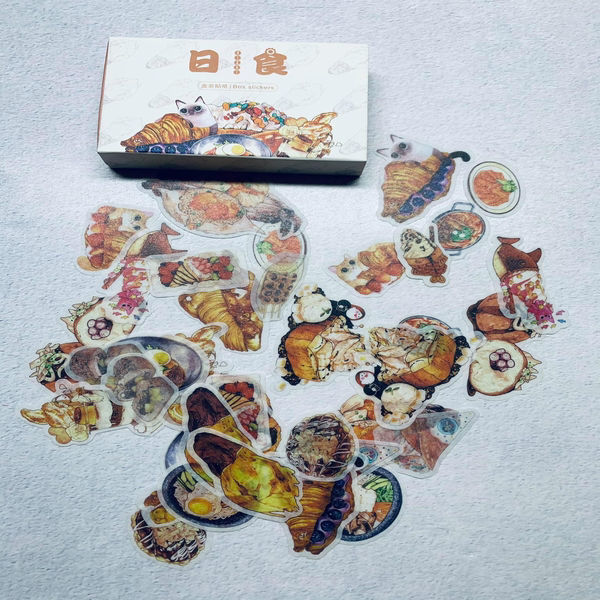 The Beautiful. Transparent Acetate Paper Stickers