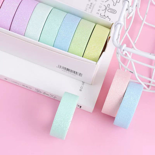 Picture of Pastel Glittered Washi Tape set