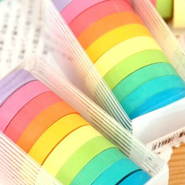 Picture of Mini Rainbow Washi Tape set