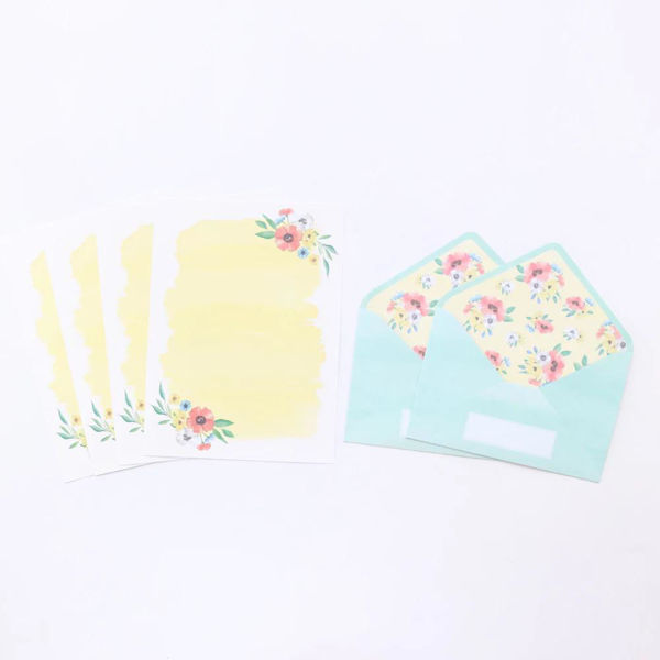 Picture of Floral letter paper