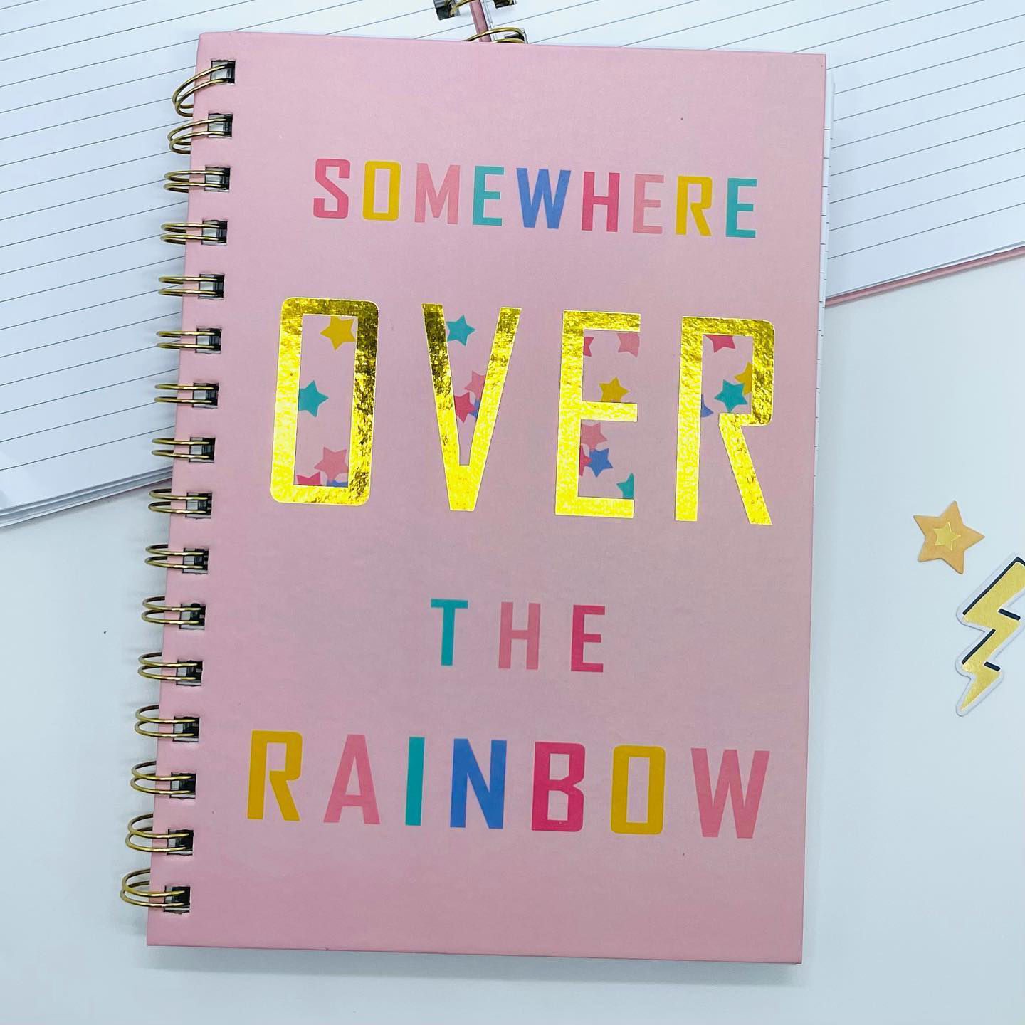 The Beautiful. Rainbow notebook