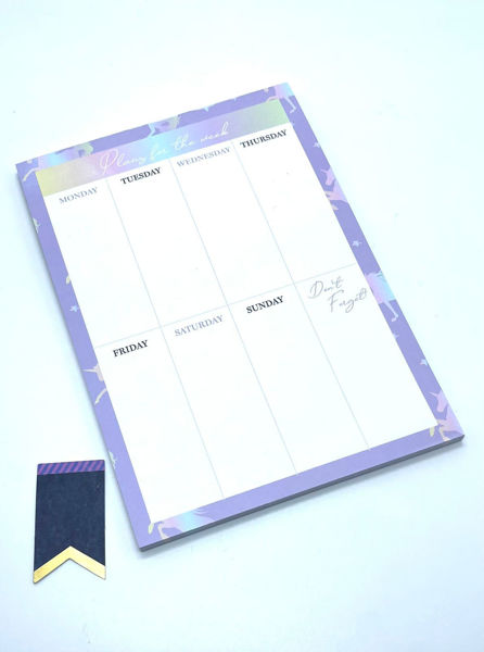 Picture of Unicorn weekly planner