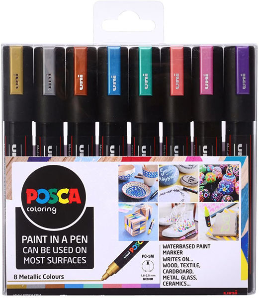 Picture of METALLIC POSCA 8 PCS