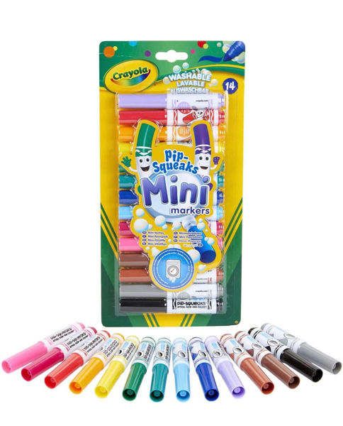 Picture of CRAYOLA Pip-Squeaks Mini Washable Felt Tip Colouring Pens