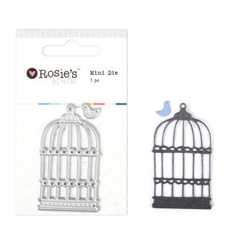 Picture of Mini Die – Birdcage with Bird