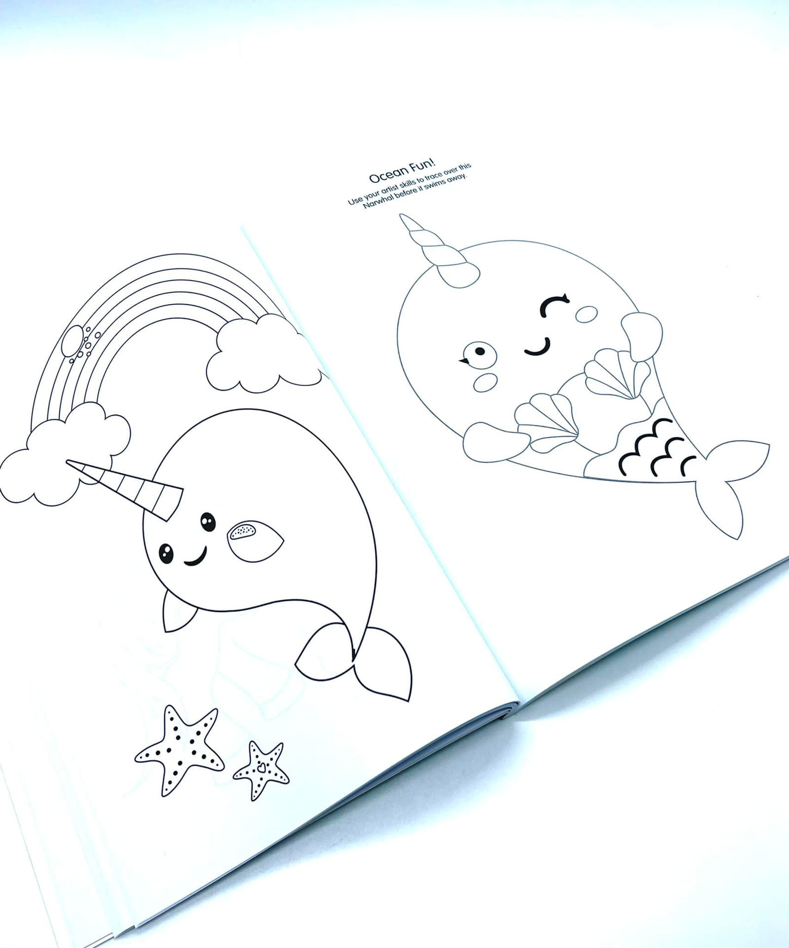 The Beautiful. JUMBO UNICORN COLOURING BOOK for kids