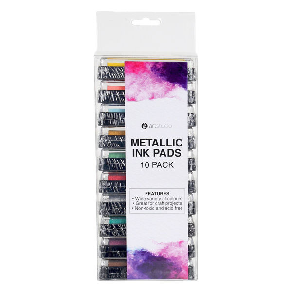 Picture of Pack of 10 Ink Pads - Metallic