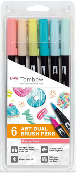 Picture of Tombow Brush Pen Candy Colours