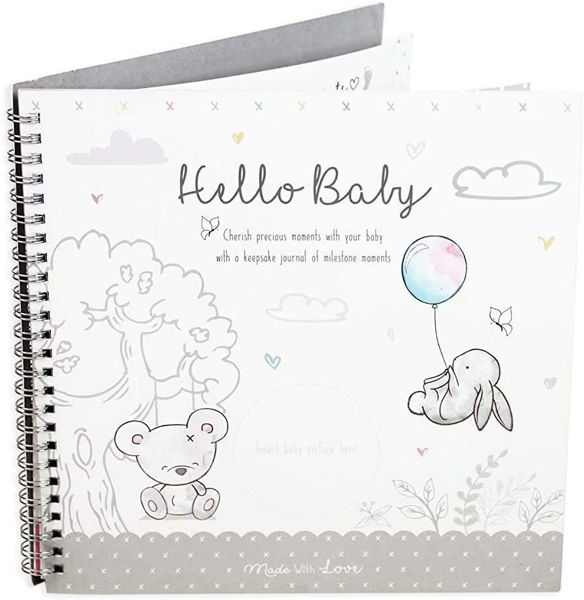 Picture of Baby Milestone Journal Keepsake Toddler Newborn Shower Christening Gift Diary