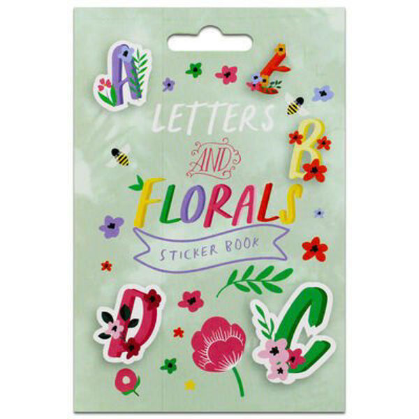 Picture of Letters and Florals Sticker Book