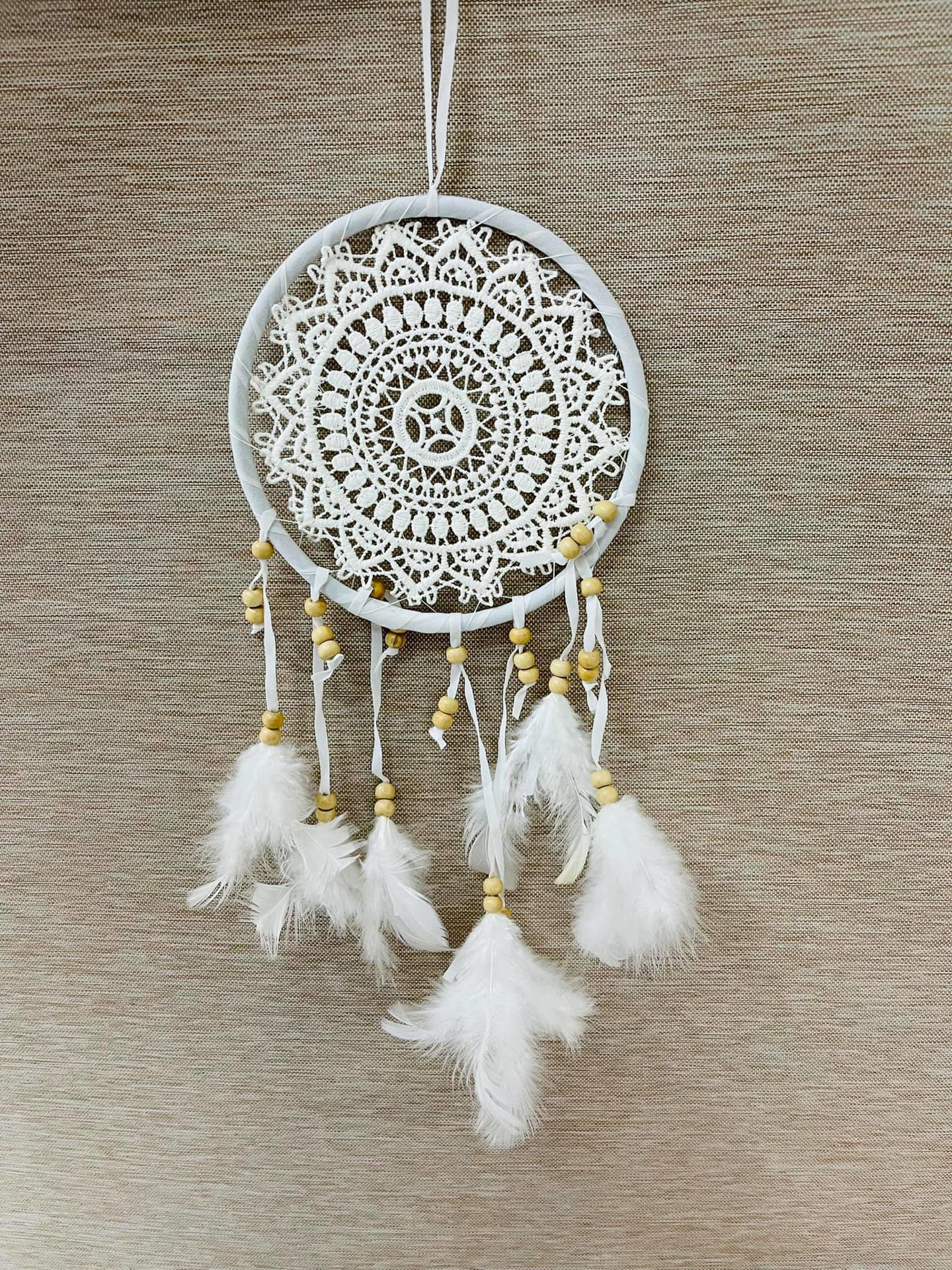 The Beautiful. Dream Catcher with feather
