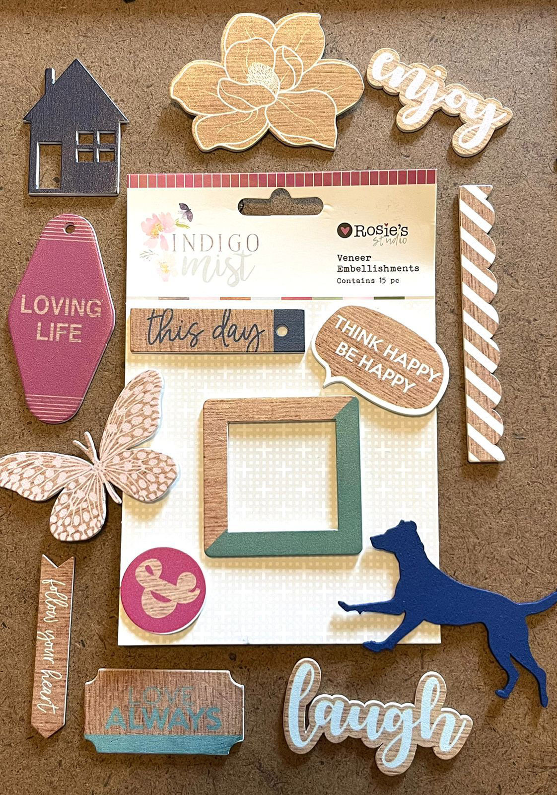 The Beautiful. Wooden Embellishments