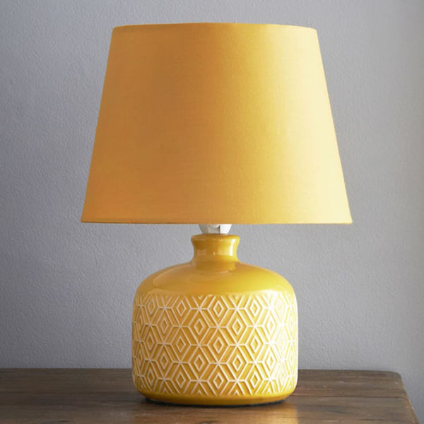 Picture of CERAMIC LAMP WITH SHADE