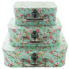 Picture of Rose Print Storage Suitcases