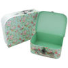 Picture of Rose Print Storage Suitcases