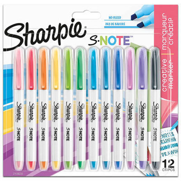 Picture of Sharpie Assorted S.Note Pens: Pack of 12