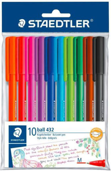 Picture of staedtler 10 ballpoint pen