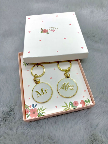 Picture of Mr. & Mrs. Key Ring