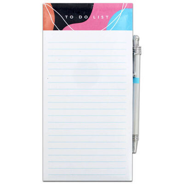 Picture of Abstract Magnetic To Do List Notepad and Pen