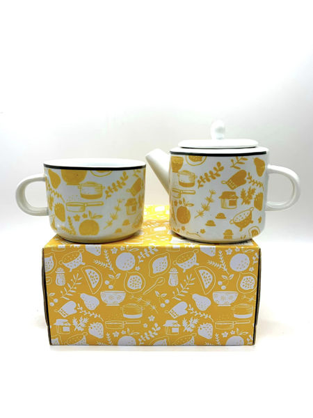 Picture of Ceramic Kettle and Mug Set