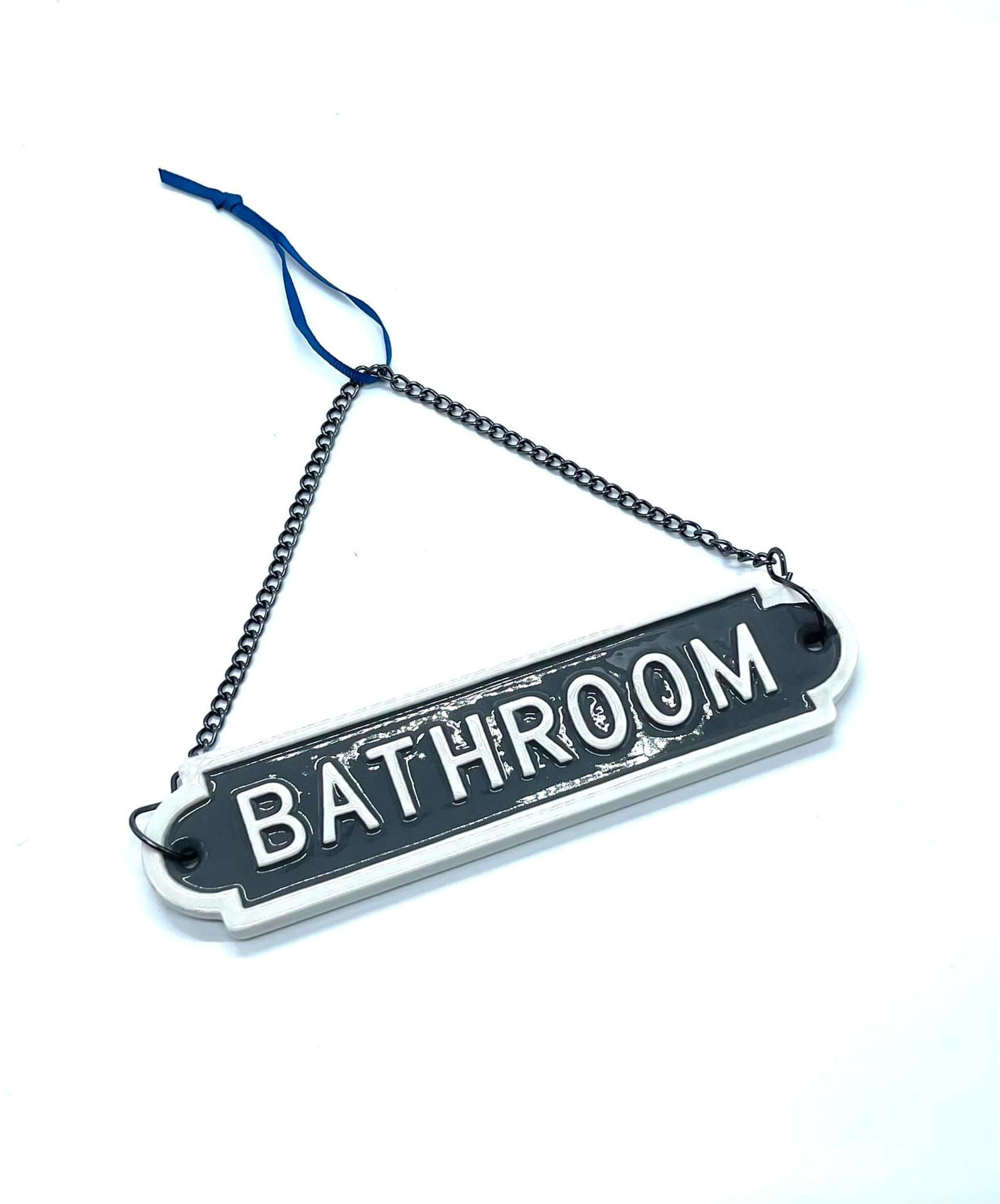 The Beautiful. Ceramic BATHROOM Plaque