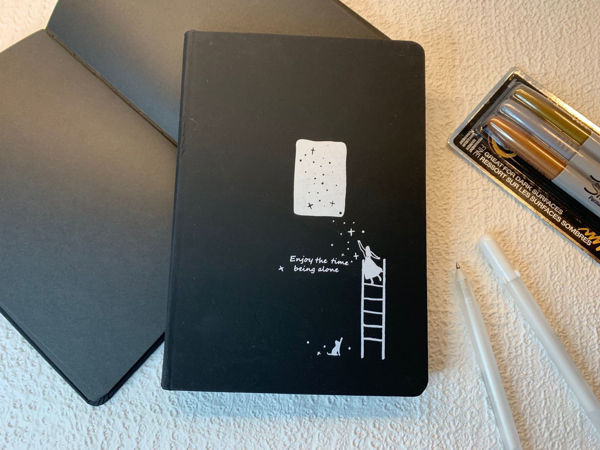 Picture of Black paper notebook