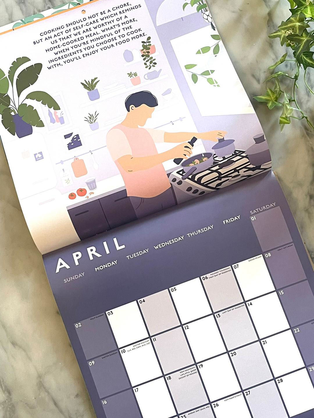 the-beautiful-be-mindful-2023-square-calendar