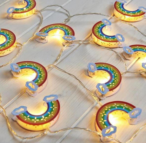 Picture of Metal Rainbow String Light