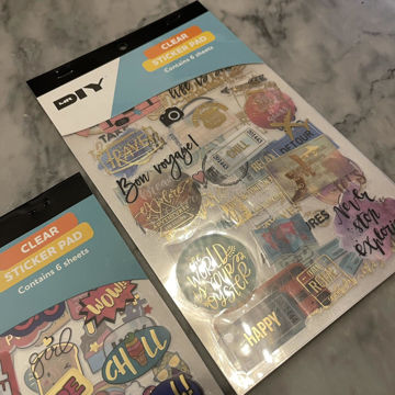 Picture of Transparent and foiled Sticker books