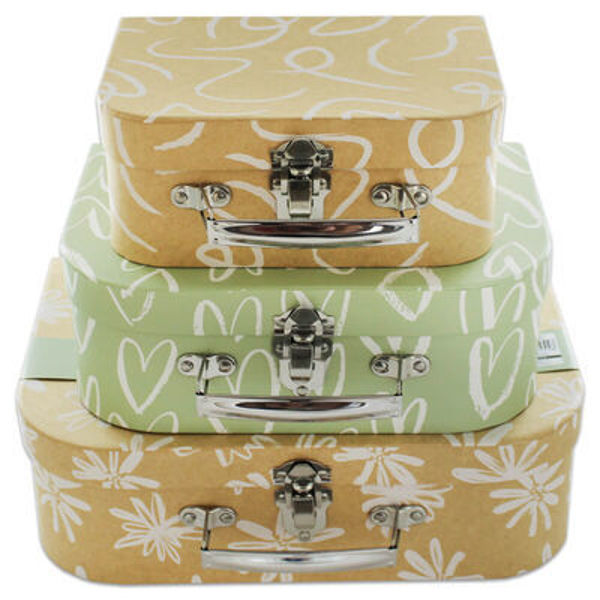 Picture of Going Green Storage Suitcases: Set of 3