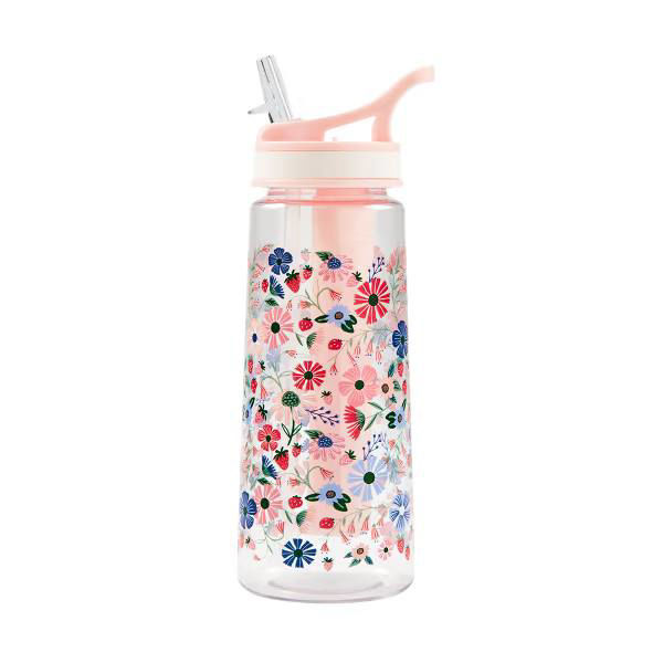 The Beautiful. 650ml Garden Floral Flared Drink Bottle