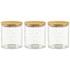Picture of Printed Glass Bamboo Storage Jars