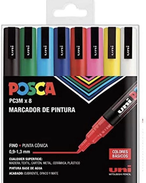 Picture of POSCA BASIC COLOURS MARKER SET