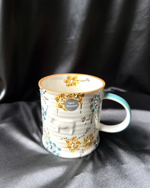 Picture of Large Handpainted Ceramic Mug