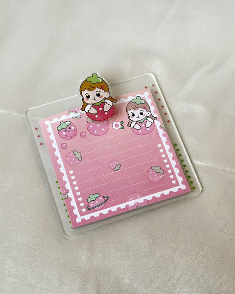 Picture of Mini Acrylic Clipboard with Notepad