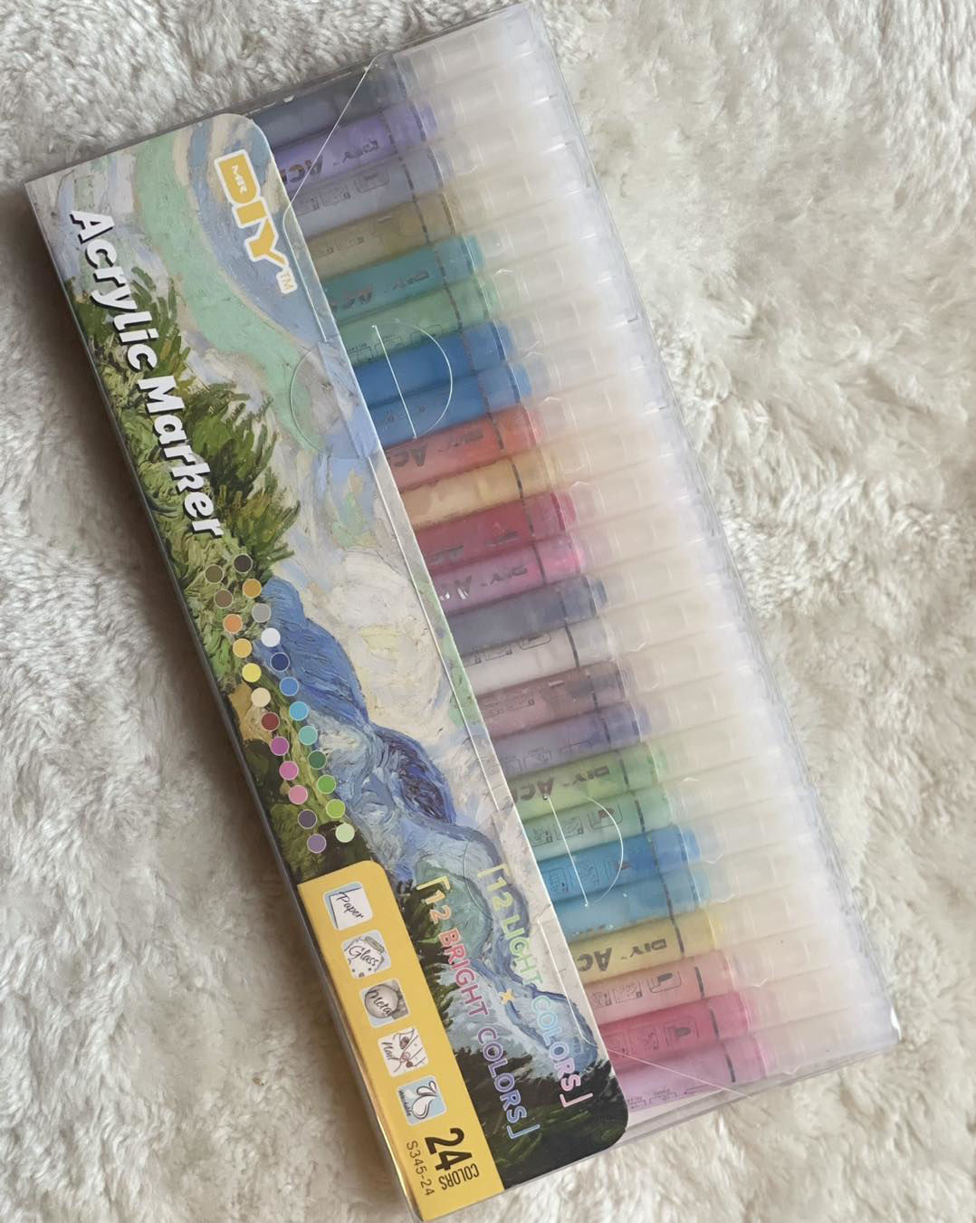 The Beautiful. Premium Quality Acrylic marker set