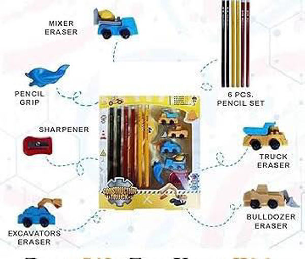 Picture of Construction Truck Stationery Gift Set