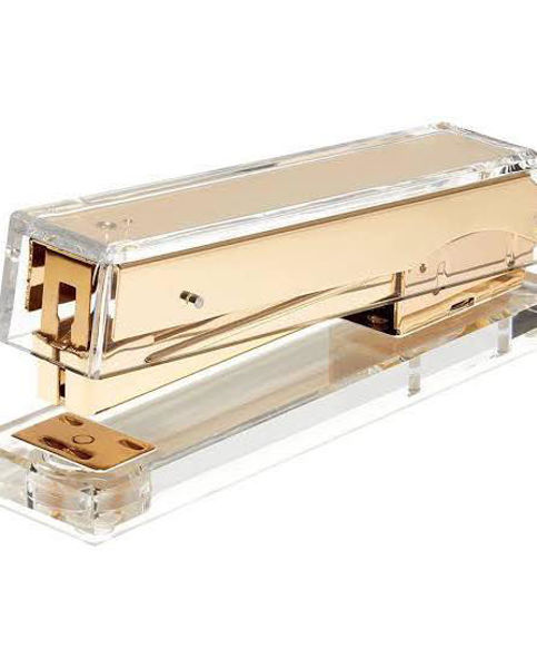 The Beautiful Gold Acrylic Stapler   0014801 Gold Acrylic Stapler 600 