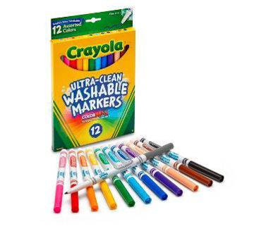 Picture of Ultra-Clean Washable Markers, Fine Line, Classic Colors Set