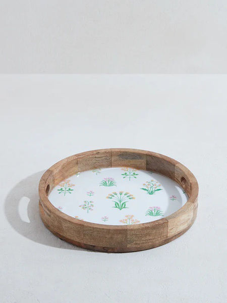 Picture of Multicolor Enamel Round Tray