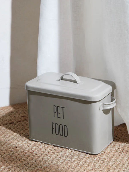 Picture of Off White Pet Food Storage Container
