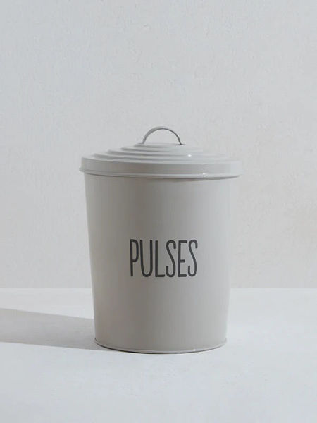 Picture of Off White Pulses Storage Jar
