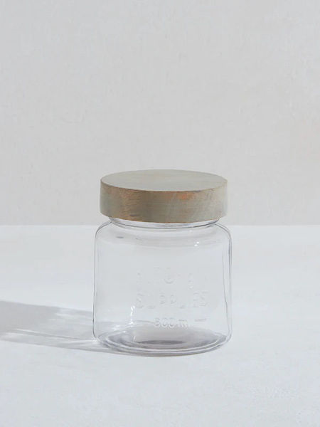 Picture of Clear Glass Storage Jar