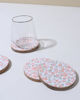 Picture of Wooden Floral Coasters