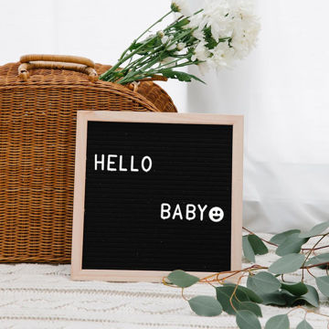 Picture of Black letter board set