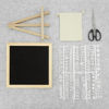 Picture of Black letter board set