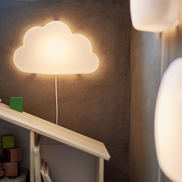 Picture of LED wall lamp, cloud white