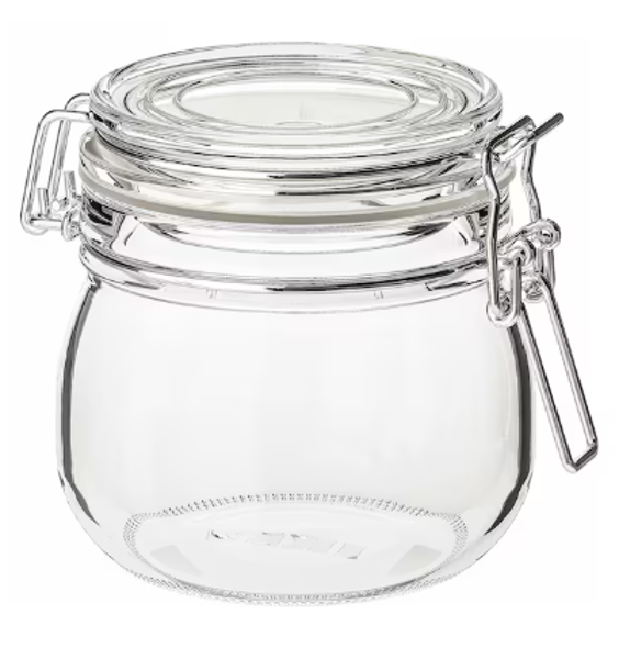 Picture of Glass Jar with lid